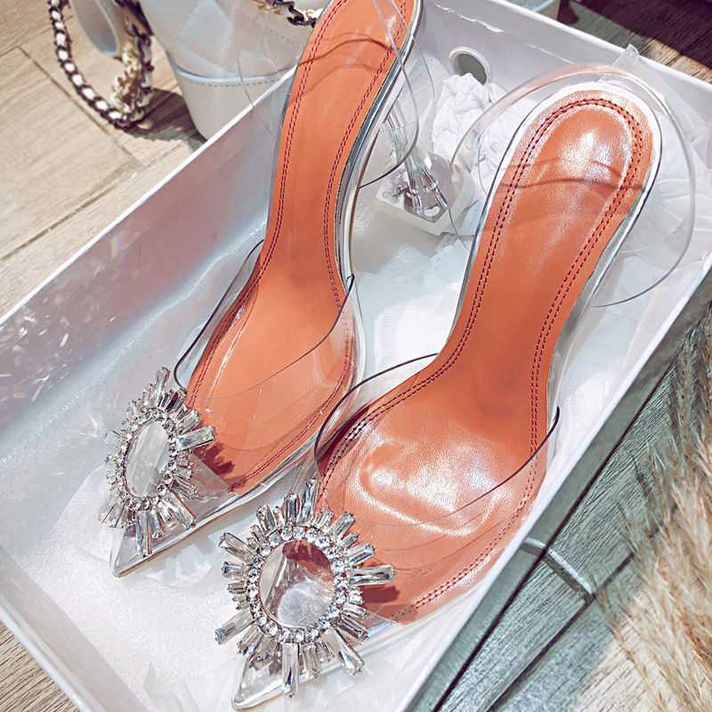 Anne – Élégants Escarpins de Mariage avec Talon en Cristal