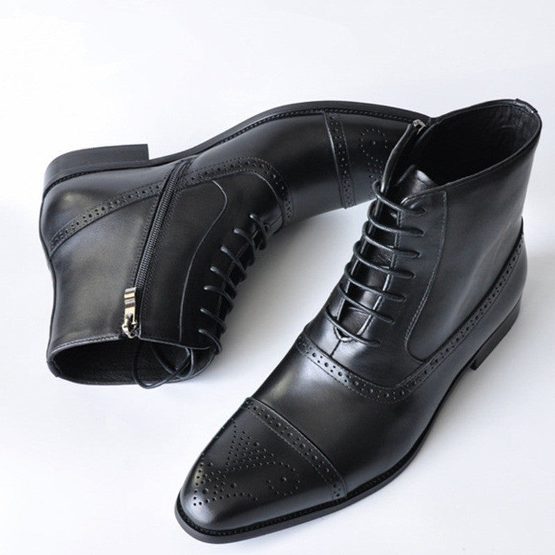 Karen – Grandes Bottes d'Hiver pour Femmes en Cuir Végétalien Vintage