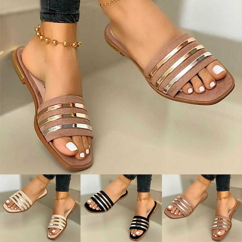 Joan – Confortables Chaussons en Cuir Vegan pour Femmes