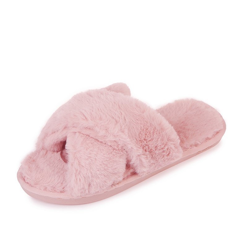 Dawn – Chaussons en Peluche pour Femme avec Semelle Antidérapante