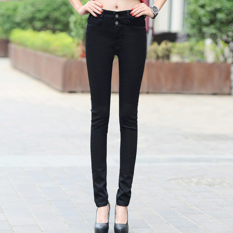Carly – Jean Femme Slim Fit en Denim Blanc