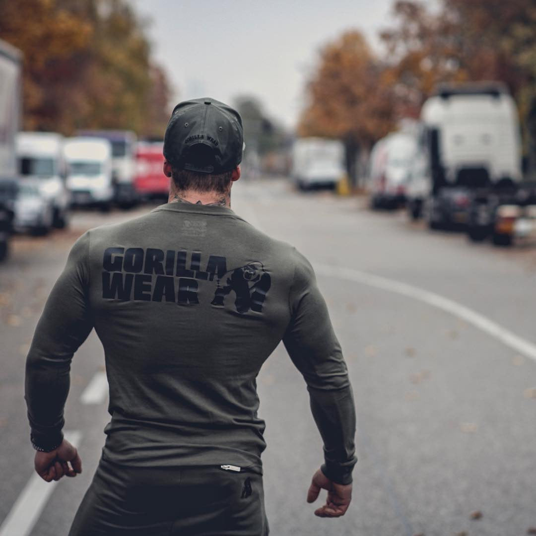 Jake – T-shirt de sport et loisirs à manches longues et fines