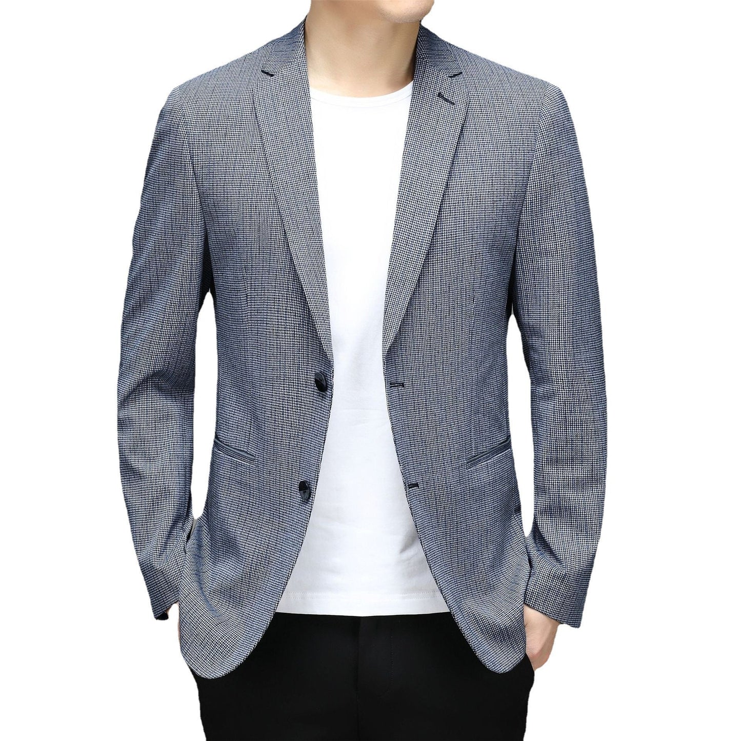 Joshua – Costume pour Homme à Motif Carreaux et Traitement Sans Repassage