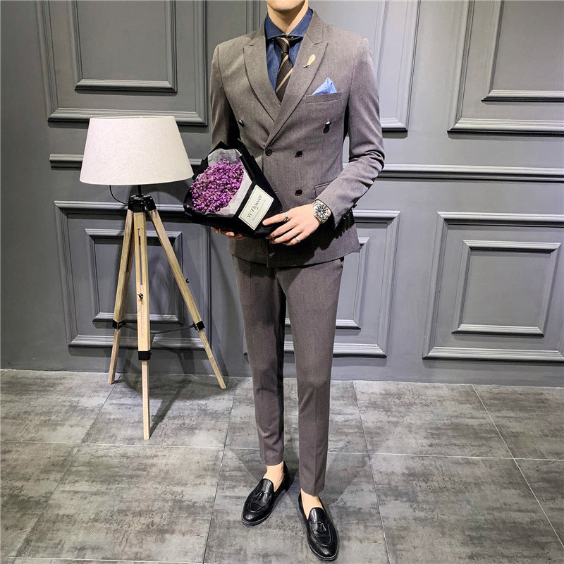 Aidan – Costume Élégant Homme avec Design Croisé