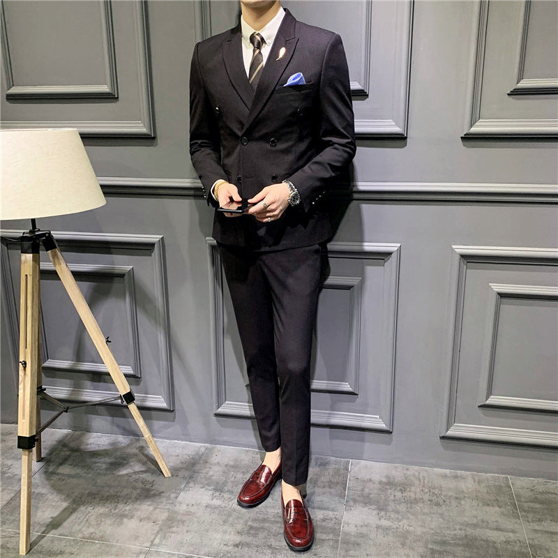 Aidan – Costume Élégant Homme avec Design Croisé