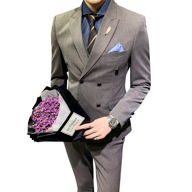 Aidan – Costume Élégant Homme avec Design Croisé