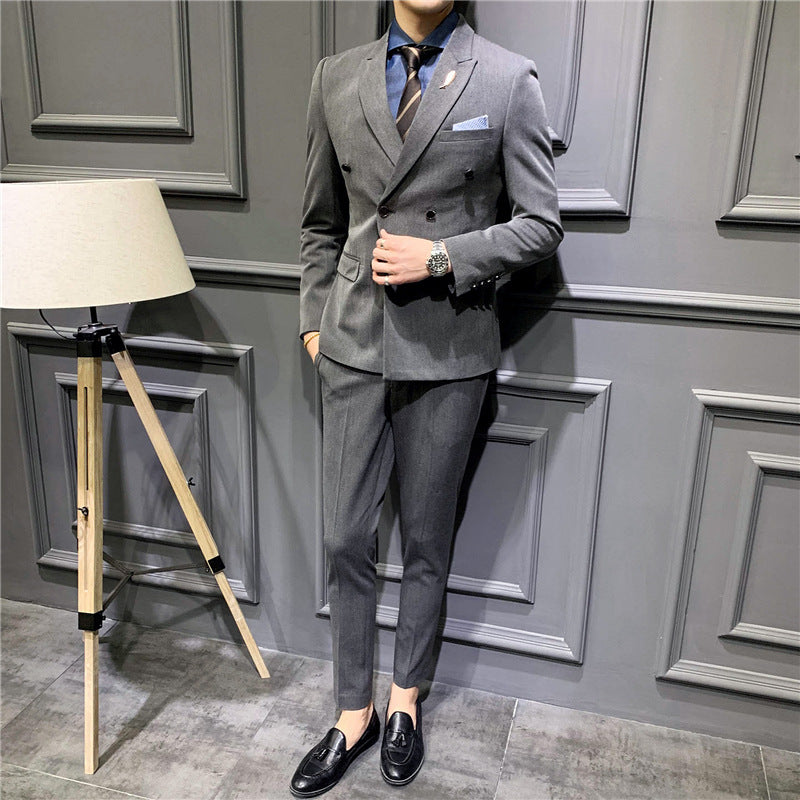 Aidan – Costume Élégant Homme avec Design Croisé