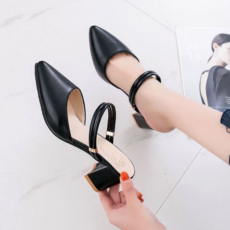 Barbara – Sandales Douces à Talons Épais pour Femmes