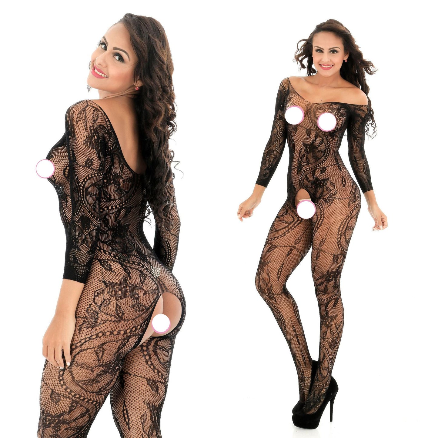 Julie – Body en Résille Sexy pour Femme
