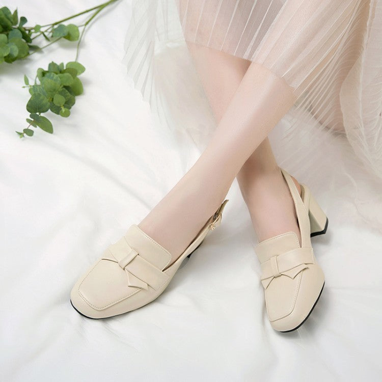 Sara – Sandales à Talons Épais Baotou