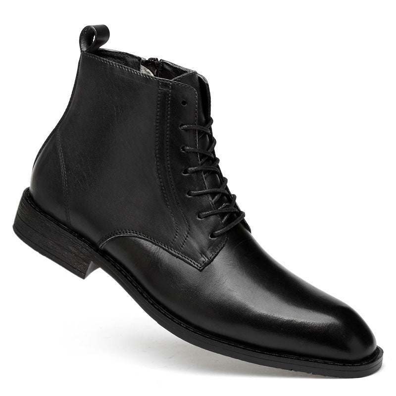 Bradley – Bottes Martin Haut de Gamme pour Hommes en Cuir Vegan Premium