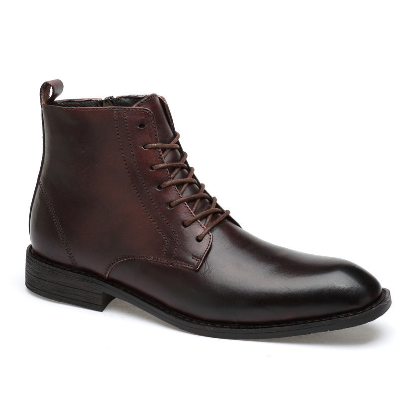 Bradley – Bottes Martin Haut de Gamme pour Hommes en Cuir Vegan Premium