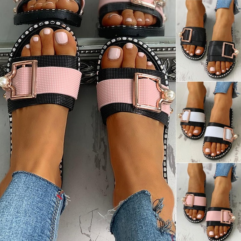 Rebecca – Sandales Plates de Plein Air pour Femme
