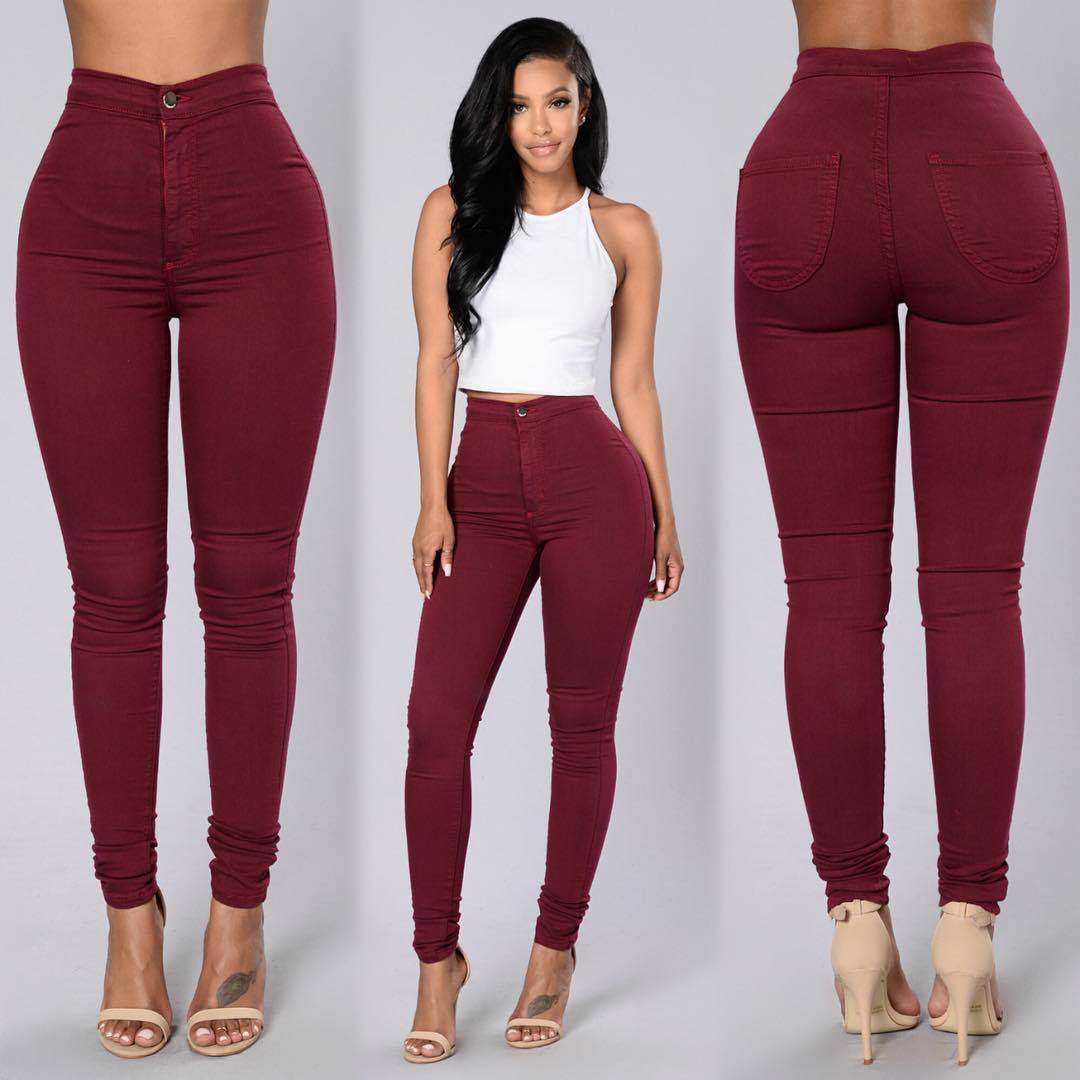 Stephanie – Leggings colorées pour femmes à taille haute