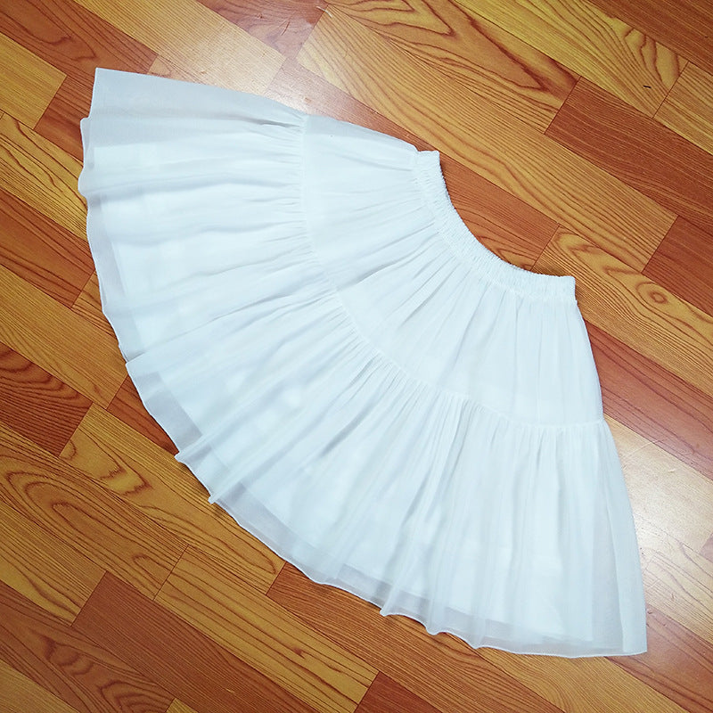 Michelle – Jupon Lolita Ajustable à Motif Chevron
