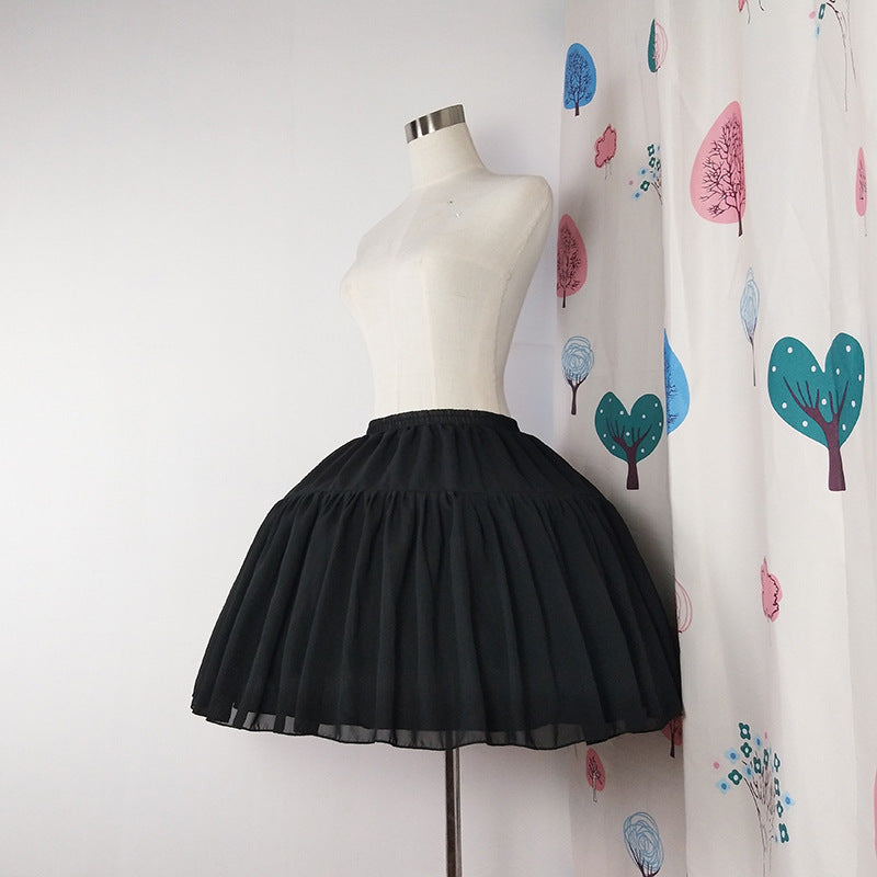Michelle – Jupon Lolita Ajustable à Motif Chevron