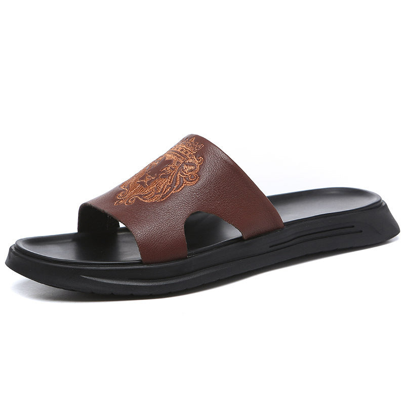 Conrad – Sandales de plage estivales pour hommes en cuir végan