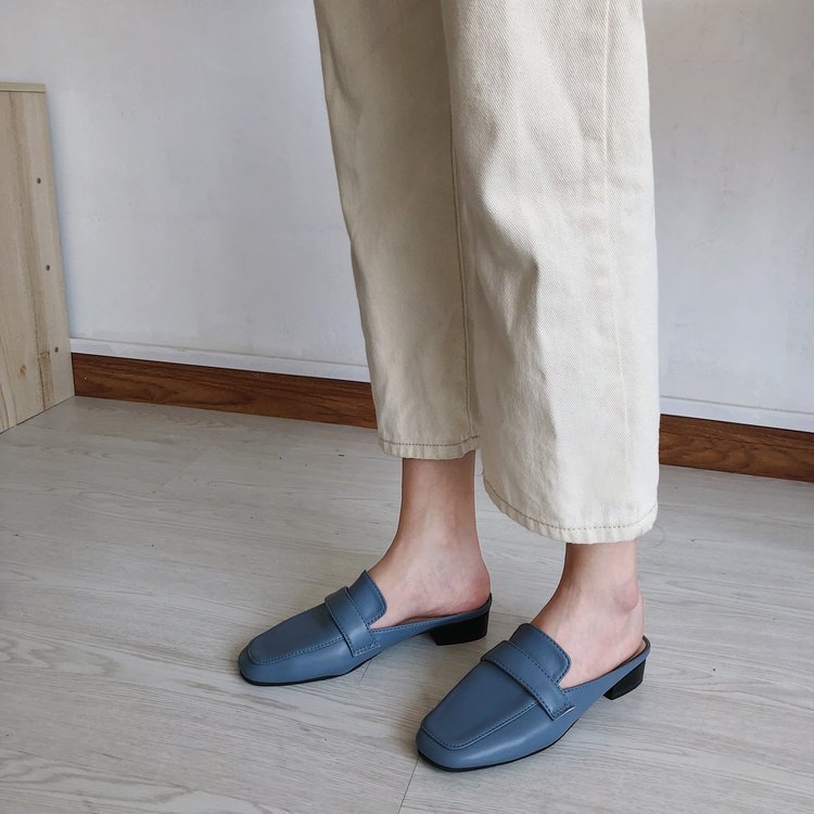 Jacqueline – Chaussures Plates avec Couvre-orteils en Cuir Vegan