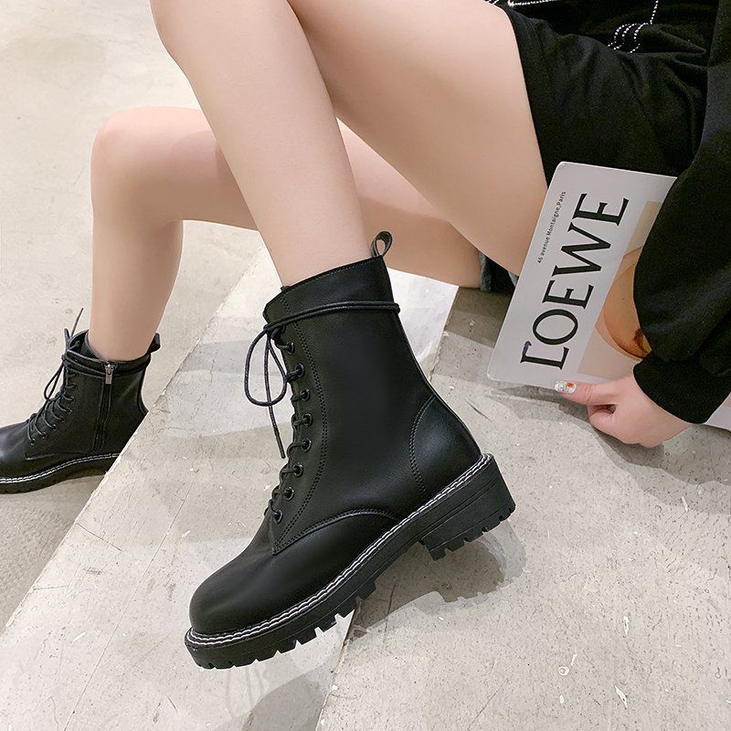 Emily – Bottes de Neige en Cuir Végan pour Femmes avec Laine et Semelle Antidérapante