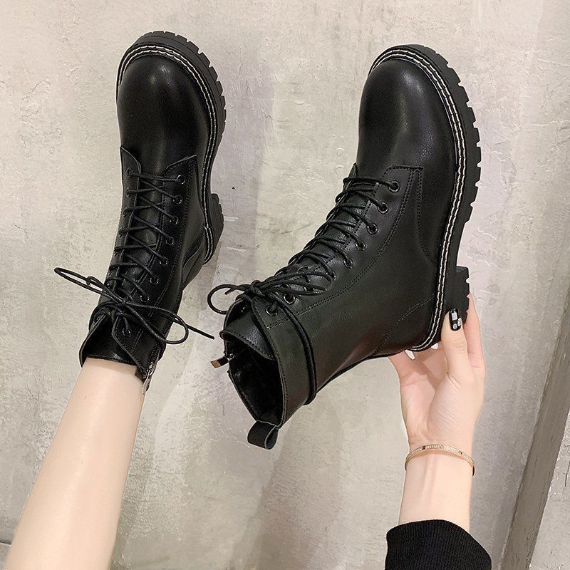 Emily – Bottes de Neige en Cuir Végan pour Femmes avec Laine et Semelle Antidérapante