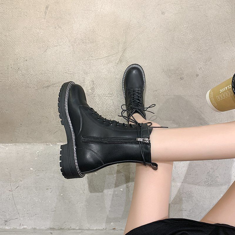 Emily – Bottes de Neige en Cuir Végan pour Femmes avec Laine et Semelle Antidérapante