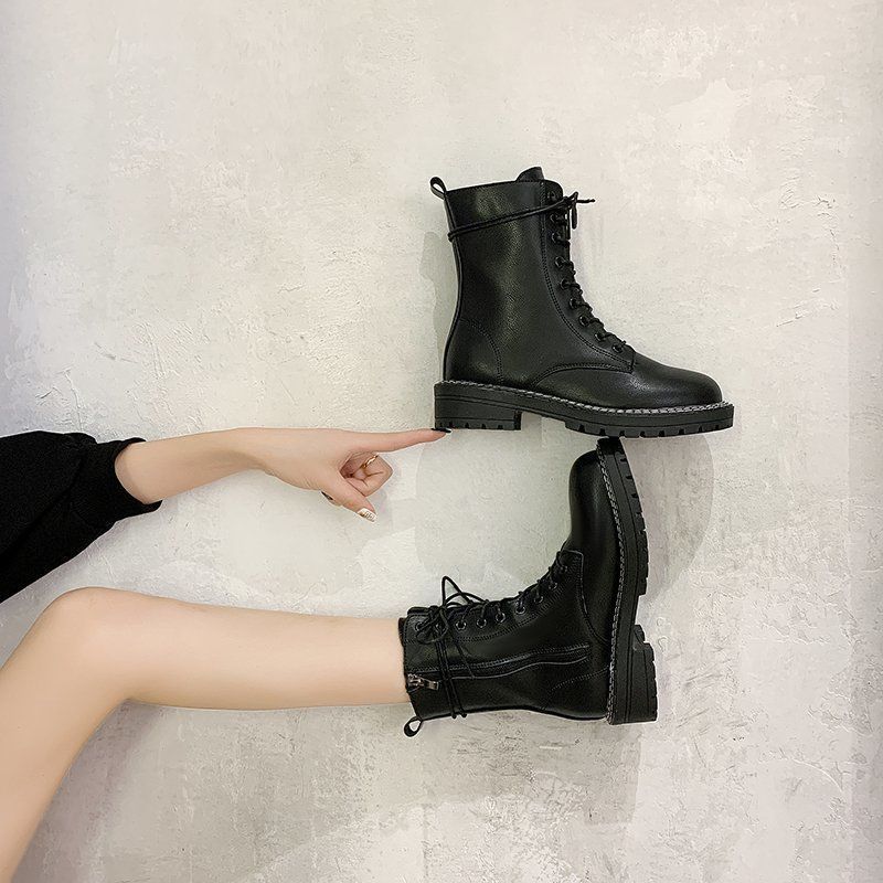 Emily – Bottes de Neige en Cuir Végan pour Femmes avec Laine et Semelle Antidérapante
