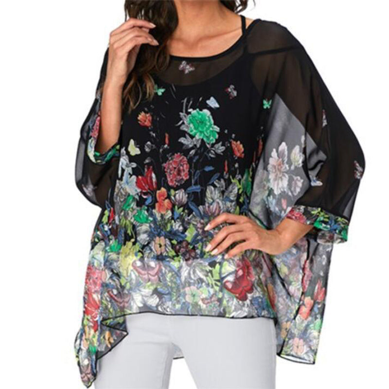 Diana – Blouse de plage décontractée style bohème pour femme