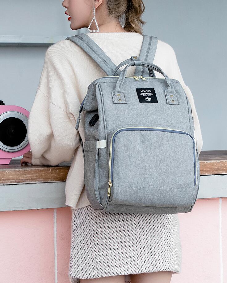 Carly – Sac à langer grande capacité pour mamans au design élégant