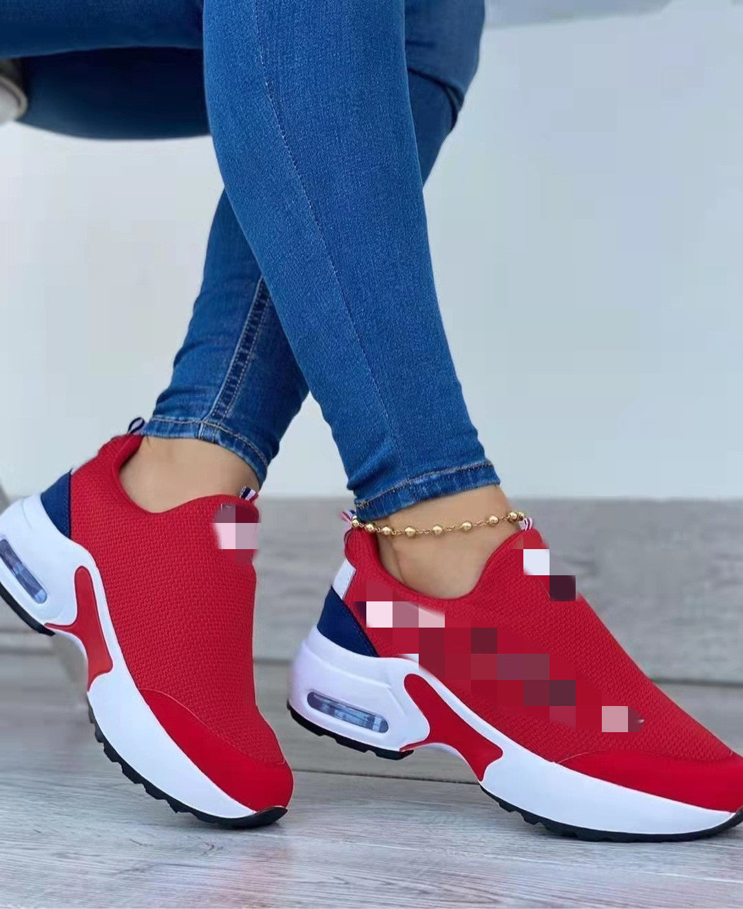 Georgina – Baskets confortables pour femmes avec coussin d'air