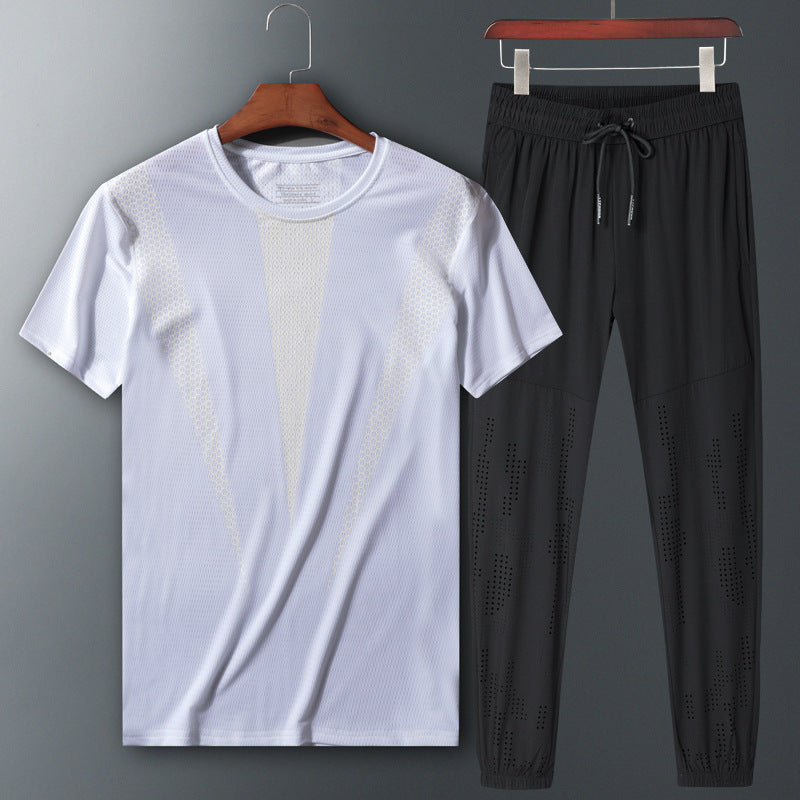 Marie – Ensemble de vêtements de sport à deux pièces avec manches courtes