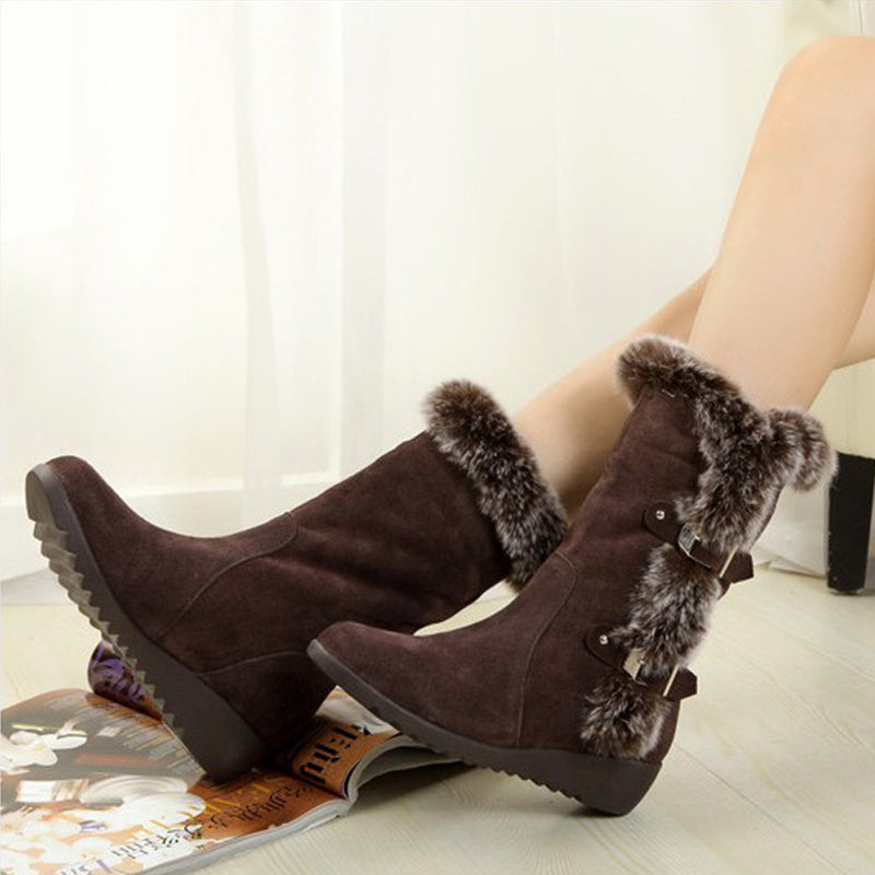 Karen – Bottes d'Hiver Confortables pour Femmes en Cuir Vegan Haut de Gamme