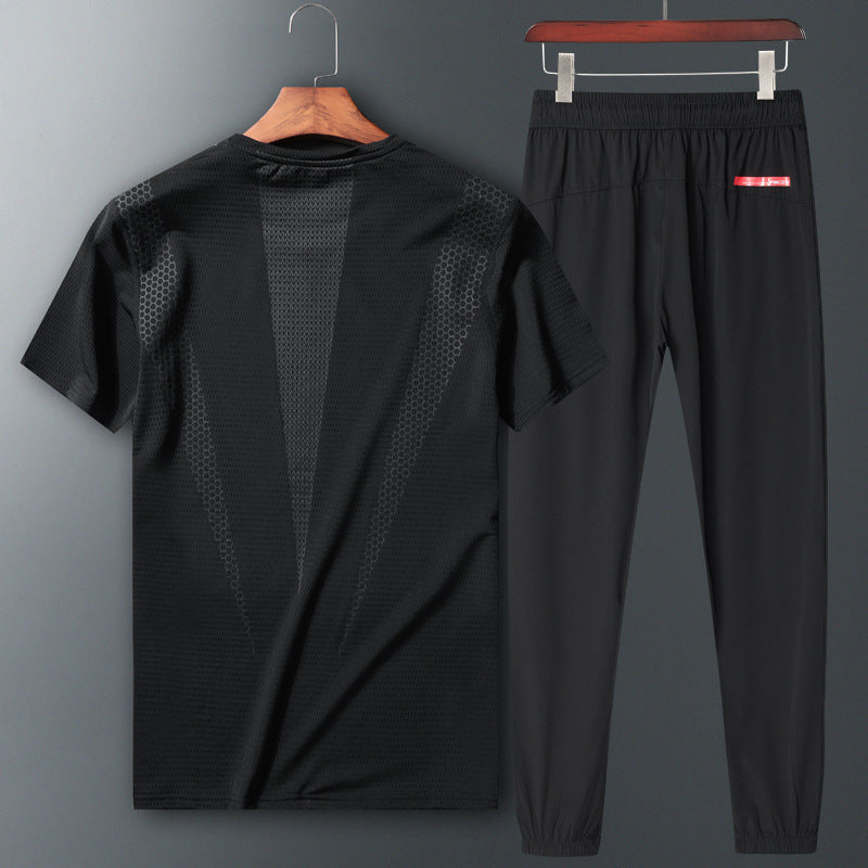 Marie – Ensemble de vêtements de sport à deux pièces avec manches courtes