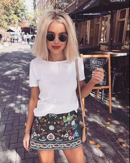 Shannon – Jupe Imprimée Style Tutu pour Femme