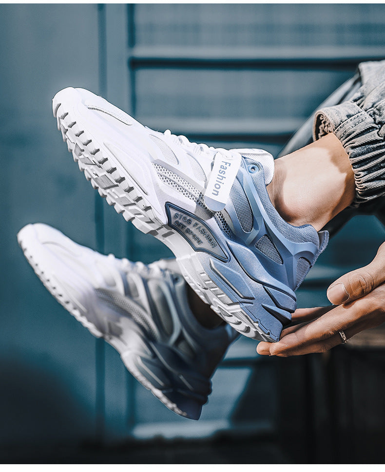 Derek – Sneakers en maille respirante au design fin
