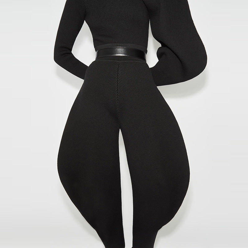 Gabrielle – Pantalon Taille Haute Street-Hipster