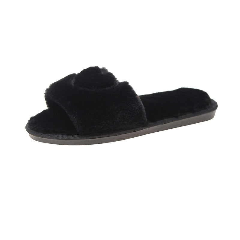 Melissa – Pantoufles en peluche vegan pour femmes