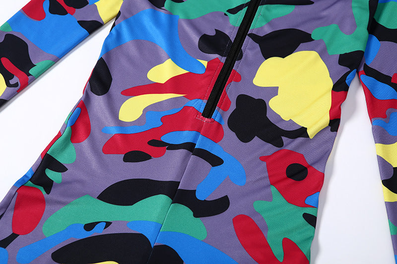 Harriet – Jumpsuit de Yoga à Motif Camouflage