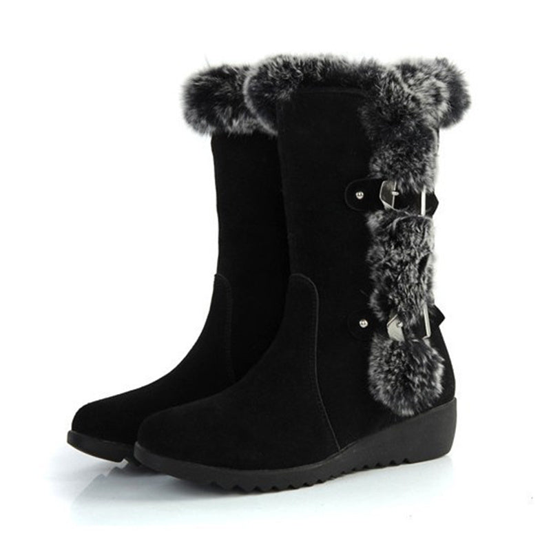 Karen – Bottes d'Hiver Confortables pour Femmes en Cuir Vegan Haut de Gamme