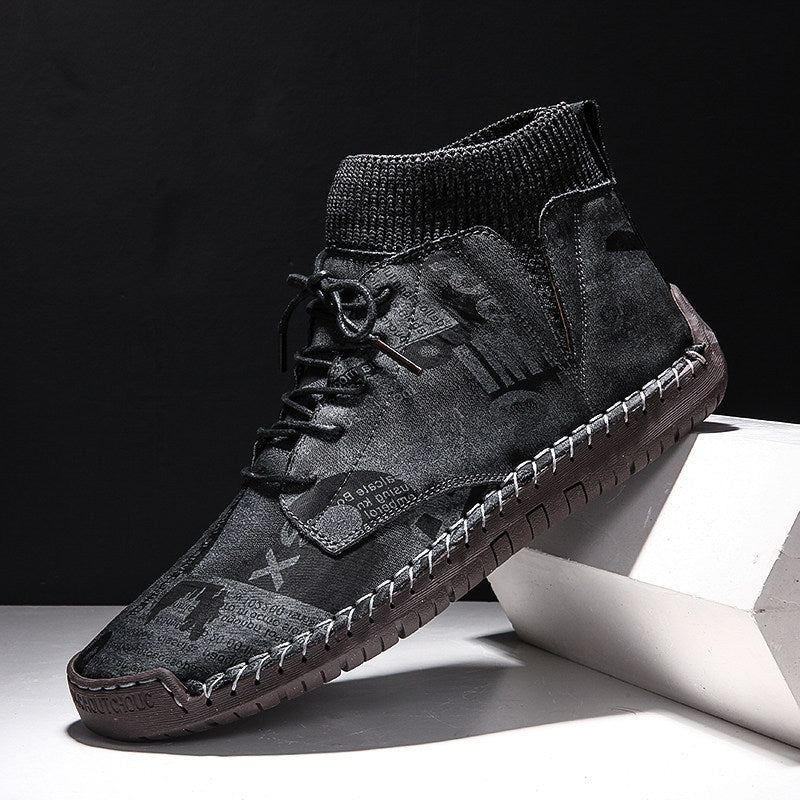 Albert – Sneakers à chaussettes hautes pour hommes