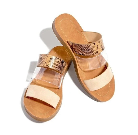 Megan – Chaussures à motif serpent