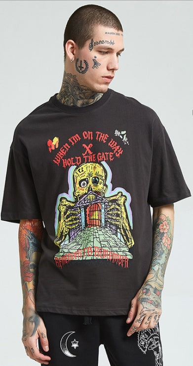 Scott – T-shirt à manches courtes avec franges