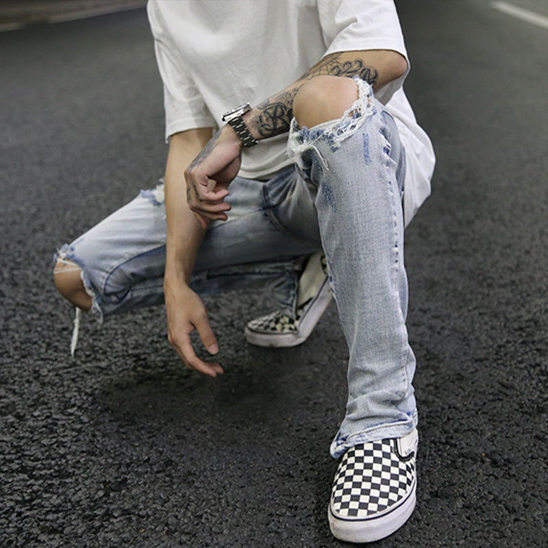 Joel – Jeans à Fermeture Éclair pour Hommes