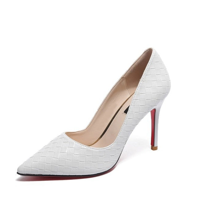 Samantha – Chaussures à Talons avec Motif Floral