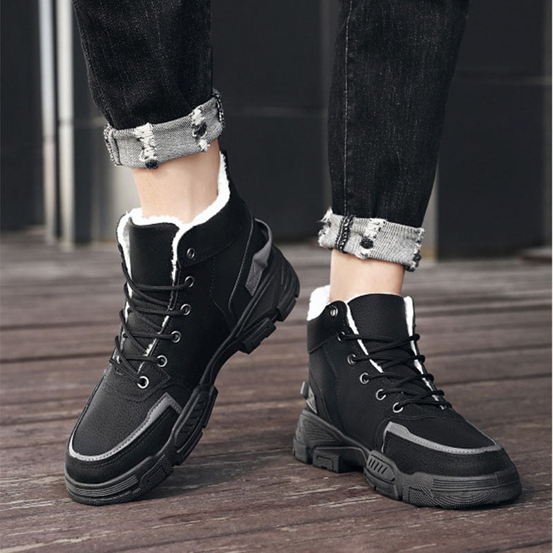 Tristan – Bottes d'hiver avec doublure en peluche pour homme