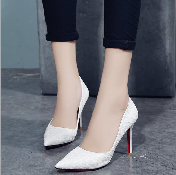 Samantha – Chaussures à Talons avec Motif Floral