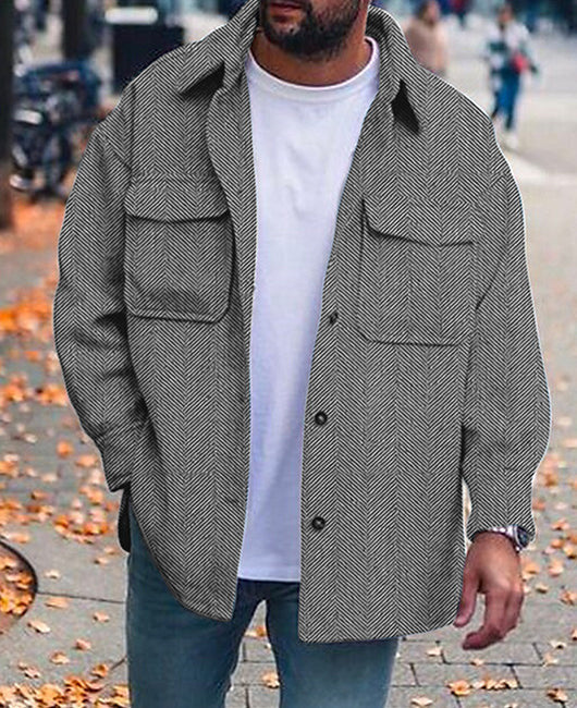 Oscar – Manteau pour Homme avec Col Polo