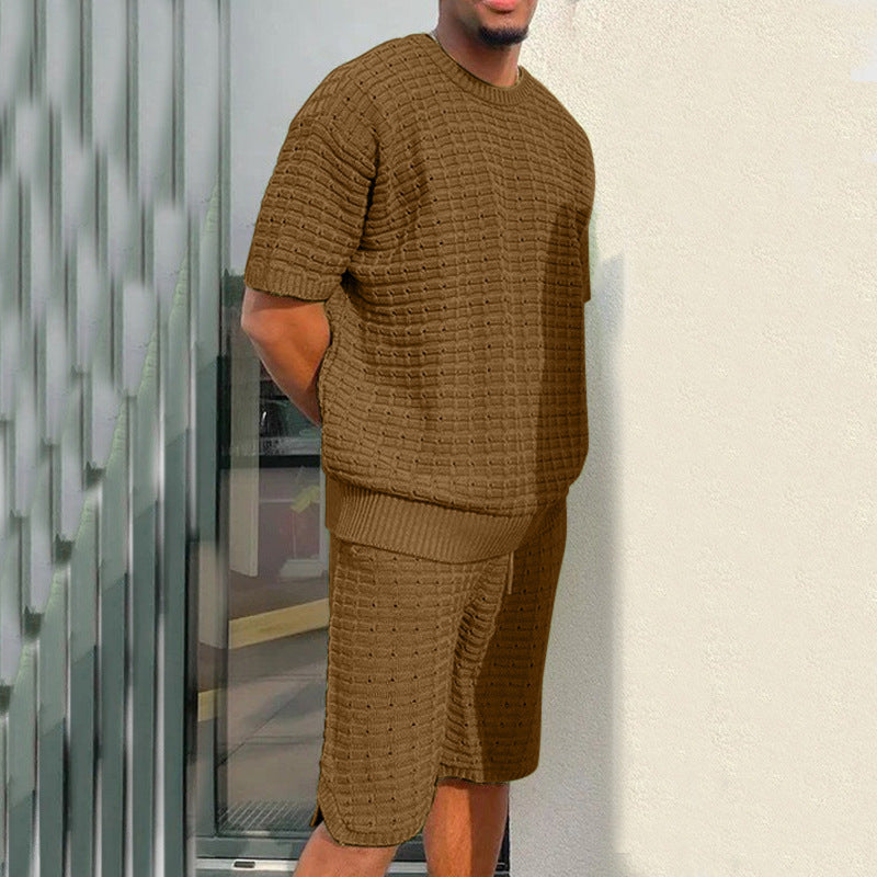 Neil – Ensemble d'été décontracté pour hommes avec coupe ample et short