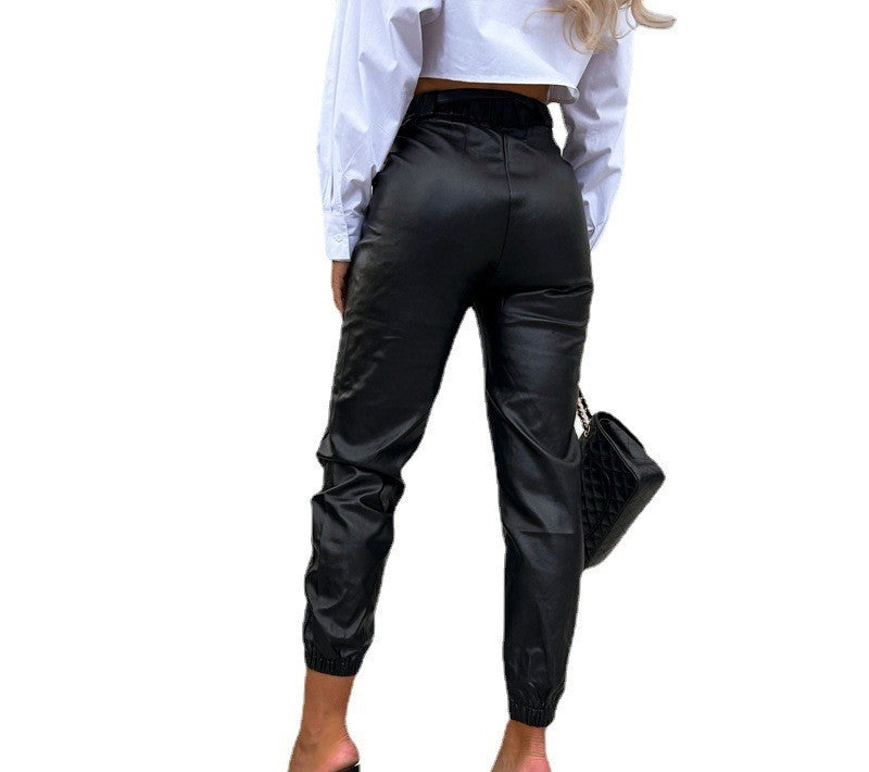 Harriet – Pantalon en cuir vegan pour femme