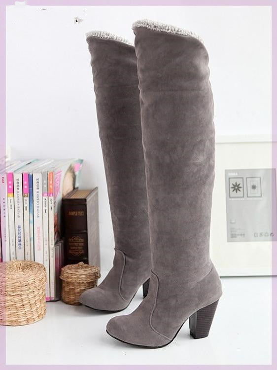 Tanya – Bottes hautes pour femmes à talon jusqu'au genou