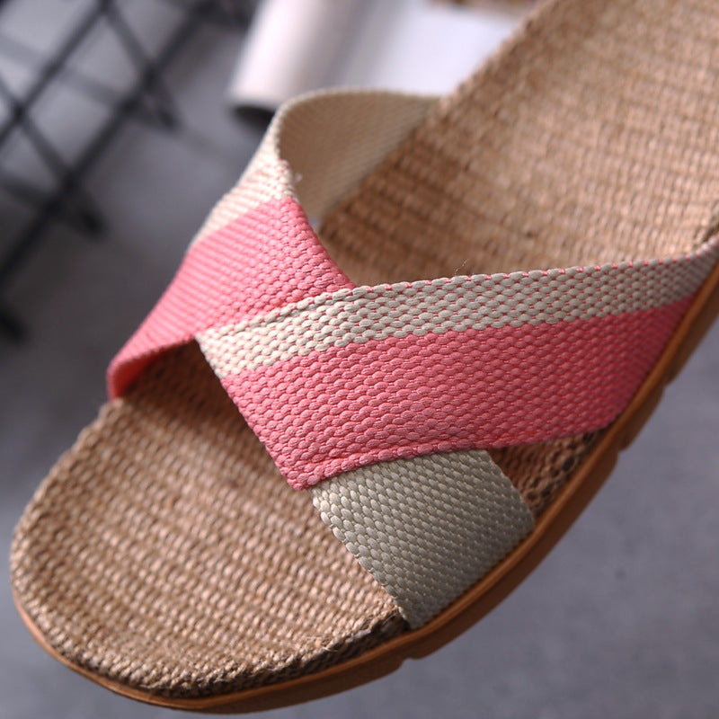 Miranda – Chaussons Antidérapants en Lin